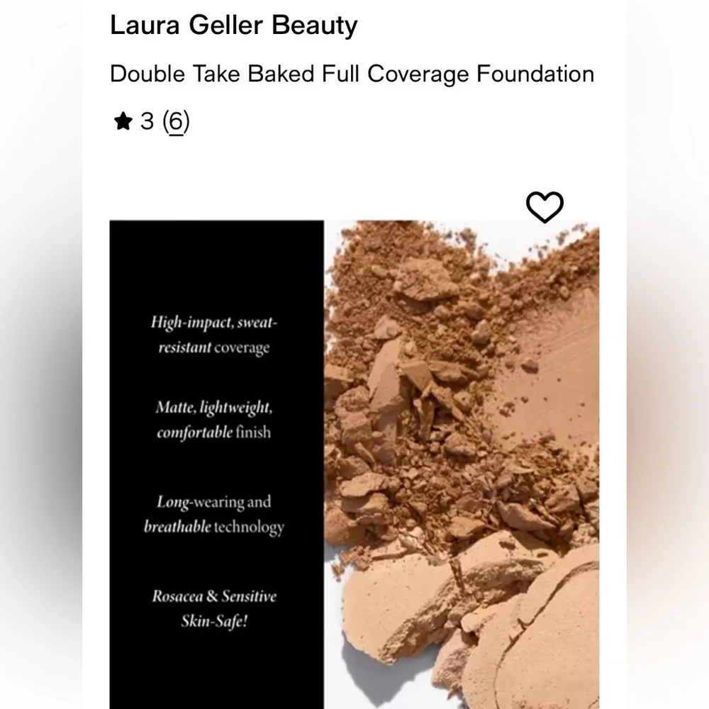 LAURA Geller Double Take Backed Versatile Powder Foundation Fond De Teint